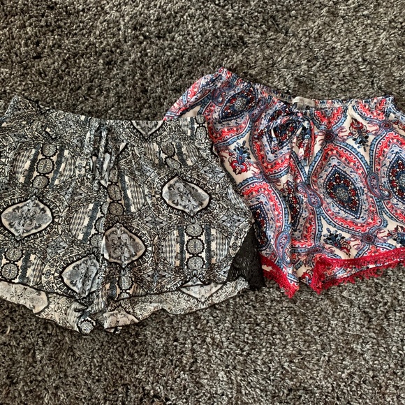 Boho Style Set of TWO Size Medium Shorts - Picture 2 of 8